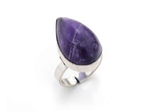 Arts Crystal Products Natural Labradorite Ring Set for Women,Vintage Joint Knuckle Stackable Rings Oval Gemstone Ring