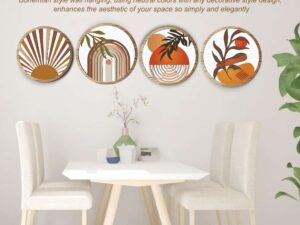 5 PCS Circle Wall Painting