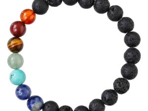 7 CHAKRA Bracelet for Women Men's Gifts - Protection Healing Crystal Bracelet - 8mm Gemstone Beaded Adjustable